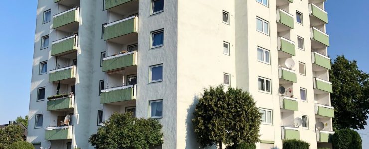 Vermietet: Wohnen mit Ausblick – Schöne 2-Zimmer Wohnung in Hamm-Heessen zu vermieten!